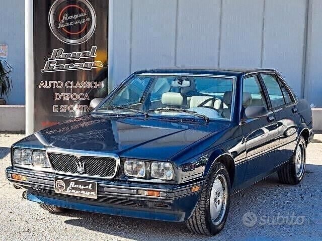 Usata Maserati 422 223 CV (164 kW) 1988 Blu/azzurro Berlina