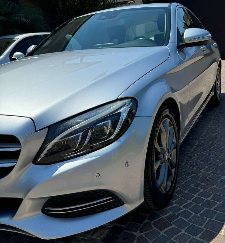Usata Mercedes C220 170 CV (125 kW) 2015 Grigio Berlina