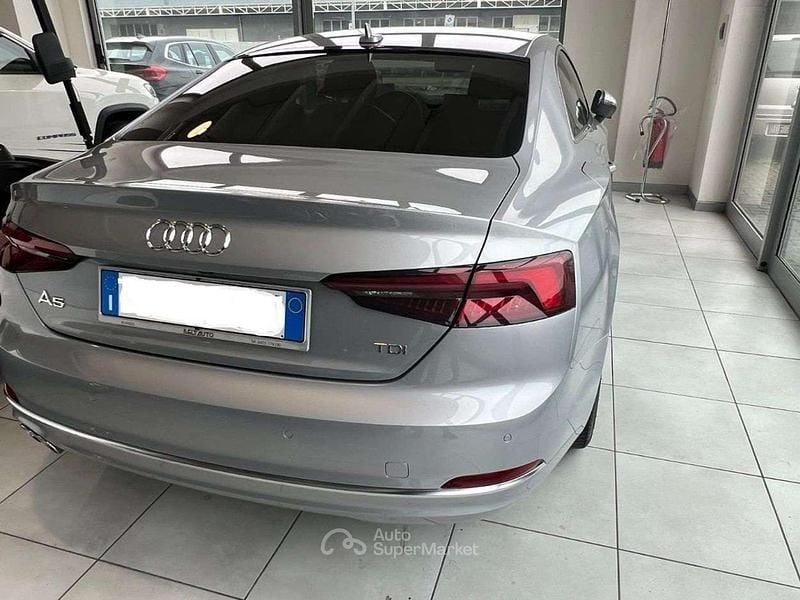Usata Audi A5 Sport 190 CV (139 kW) 2018 Argento Coupé