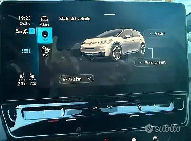 Usata VW ID.3 Pro Performance 150 kW (204 CV) 2021 Bianco Utilitaria