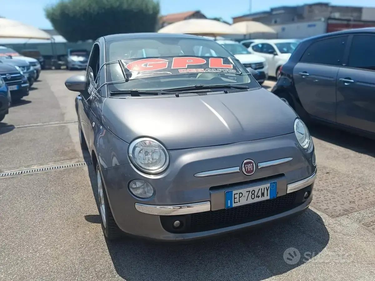 Usata Fiat 500 Lounge 69 CV (50 kW) 2013 Grigio Berlina