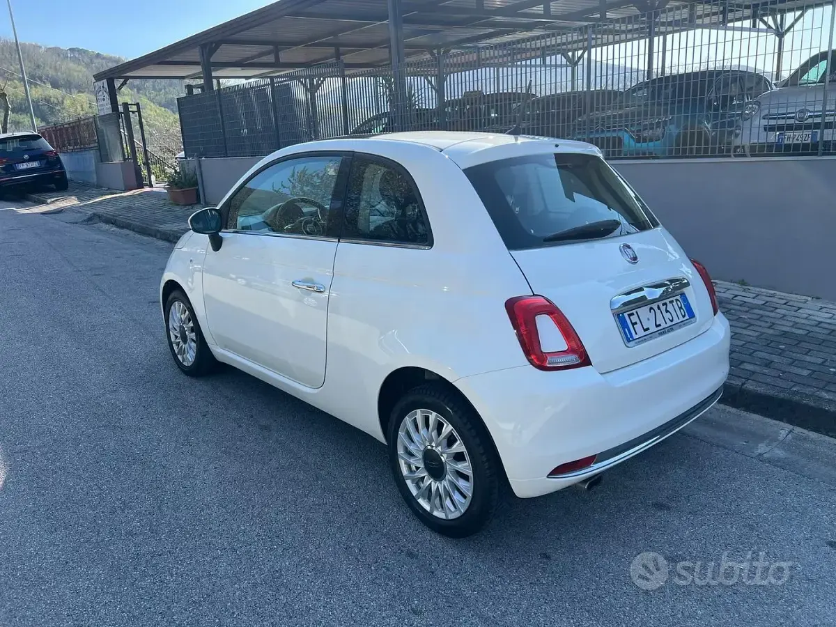 Occasion Fiat 500 Lounge 69 ch (50 kW) 2017 Blanc Cabriolet