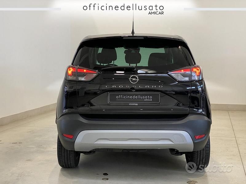 Usata Opel Crossland X Elegance 110 CV (80 kW) 2023 Nero SUV