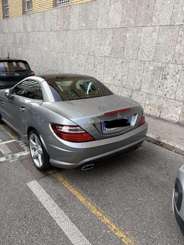 Usata Mercedes SLK250 Premium 204 CV (150 kW) 2011 Grigio Cabrio