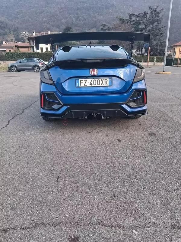 Usata Honda Civic Sport Plus 240 CV (176 kW) 2020 Blu Berlina