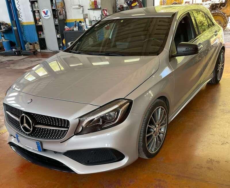 Usata Mercedes A200 Premium 136 CV (100 kW) 2016 Argento Berlina