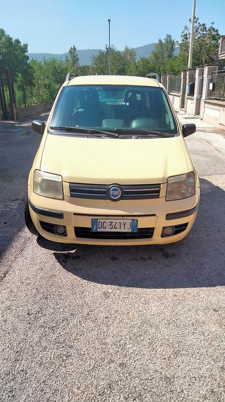 Usata Fiat Panda 69 CV (50 kW) 2007 Giallo Utilitaria