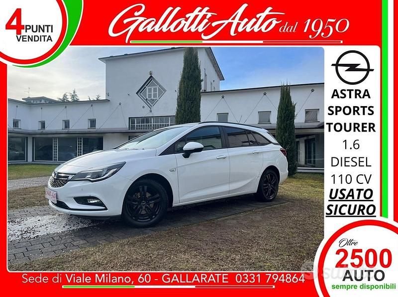Usata Opel Astra S 110 CV (80 kW) 2017 Bianco Station wagon