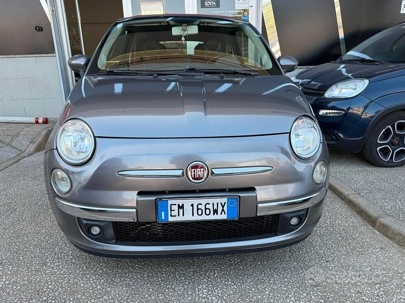 Usata Fiat 500C Lounge 95 CV (69 kW) 2012 Grigio Cabrio