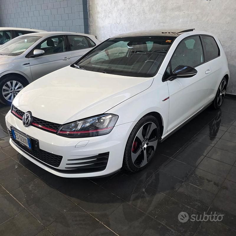 Usata VW Golf VII GTI 220 CV (161 kW) 2013 Bianco Berlina