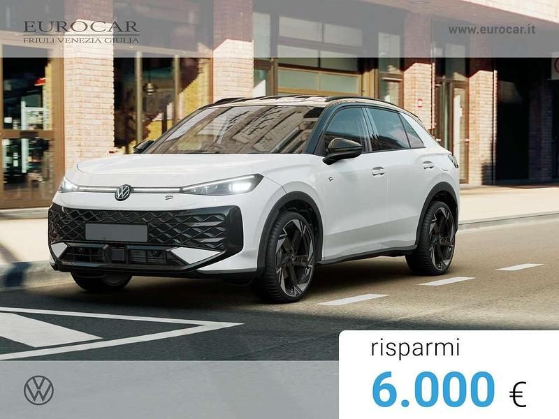 Nuova VW T-Roc R-line 150 CV (110 kW) 2026 Pure white nero SUV