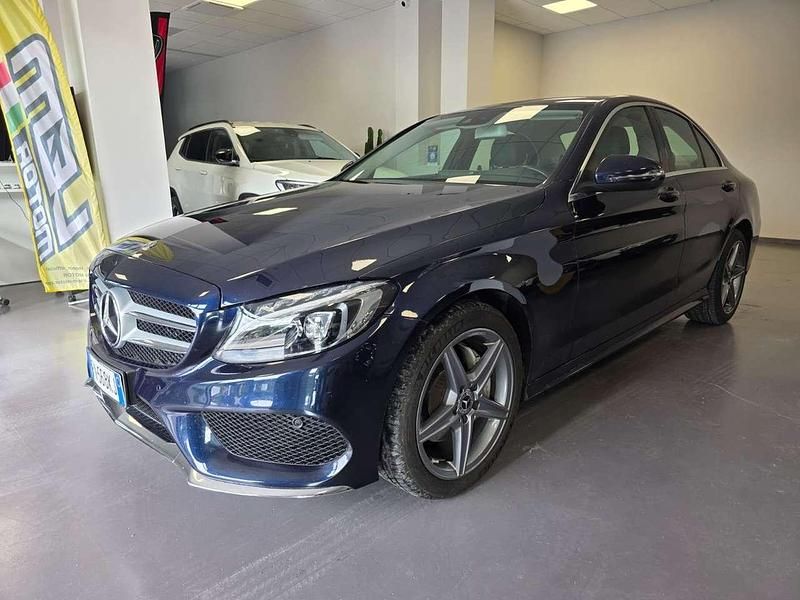 Usata Mercedes C220 170 CV (125 kW) 2018 Blu/azzurro Berlina