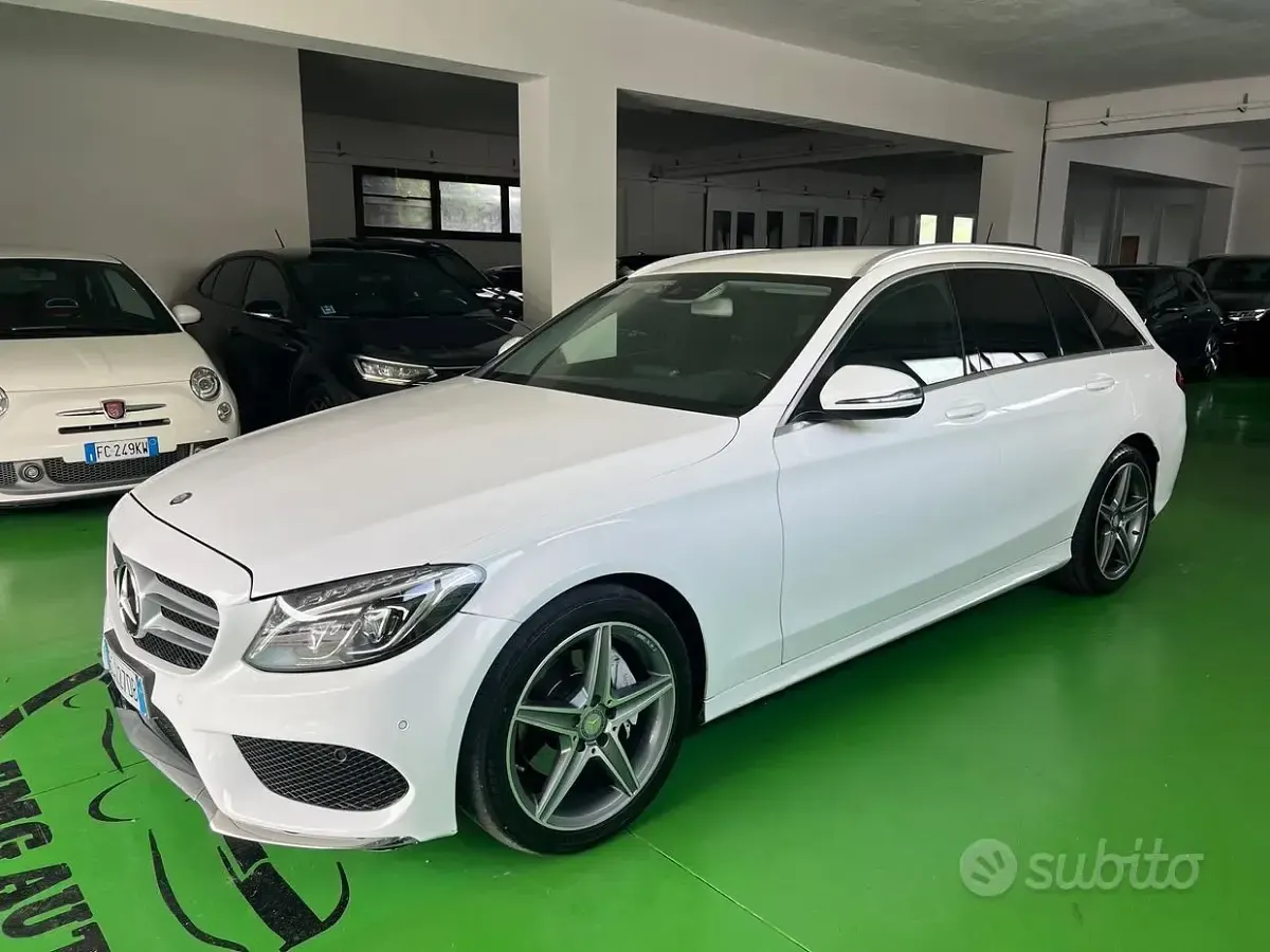 Usata Mercedes C220 Premium 170 CV (125 kW) 2016 Bianco Station wagon