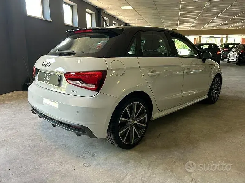 Usata Audi A1 S-Line 90 CV (66 kW) 2018 Bianco Berlina