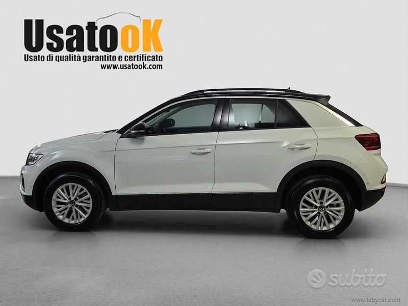 Usata VW T-Roc Life 115 CV (84 kW) 2022 Bianco SUV