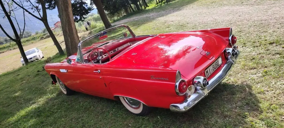 Usata Ford Thunderbird 199 CV (146 kW) 1955 Rosso Cabrio