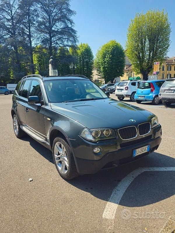 Usata BMW X3 150 CV (110 kW) 2007 Verde SUV
