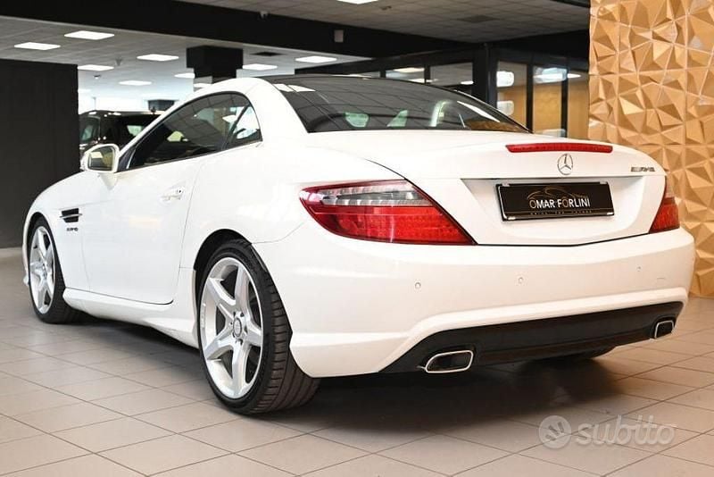 Usado Mercedes SLK250 Premium 204 CV (150 kW) 2014 Blanco Descapotable