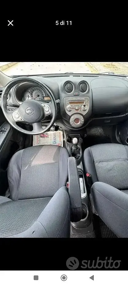 Usata Nissan Micra 80 CV (58 kW) 2012 Nero Utilitaria