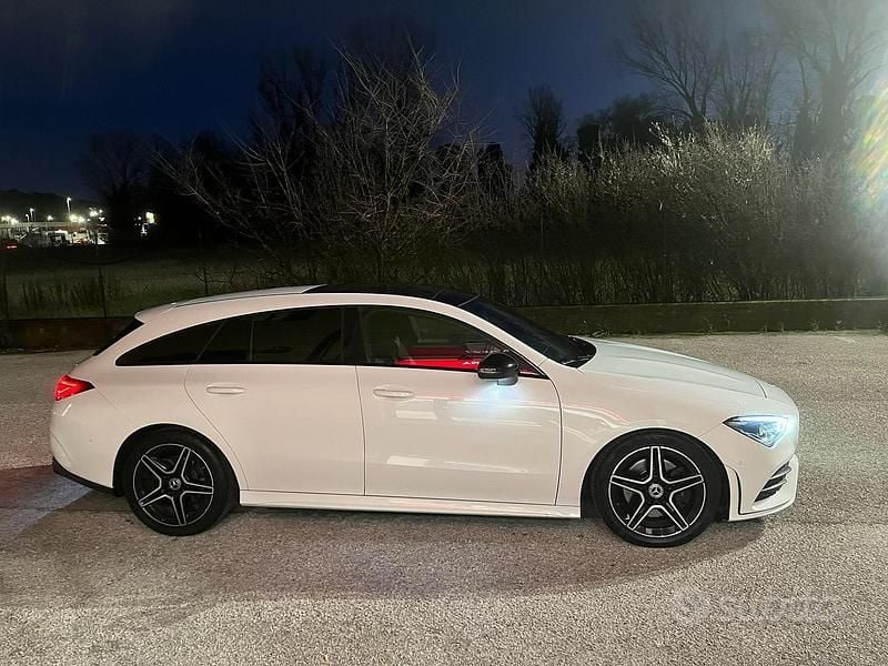 Usata Mercedes CLA200 AMG 150 CV (110 kW) 2019 Bianco Station wagon