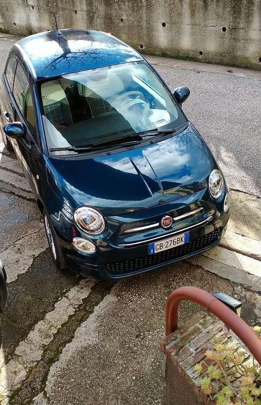 Usata Fiat 500 Lounge 69 CV (50 kW) 2020 Blu/azzurro Utilitaria