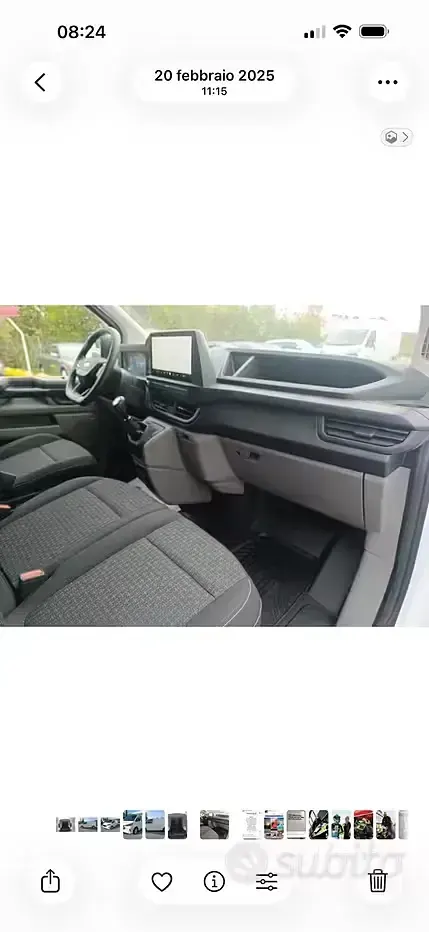 Usata Ford Transit Custom 136 CV (100 kW) 2023 Bianco Berlina