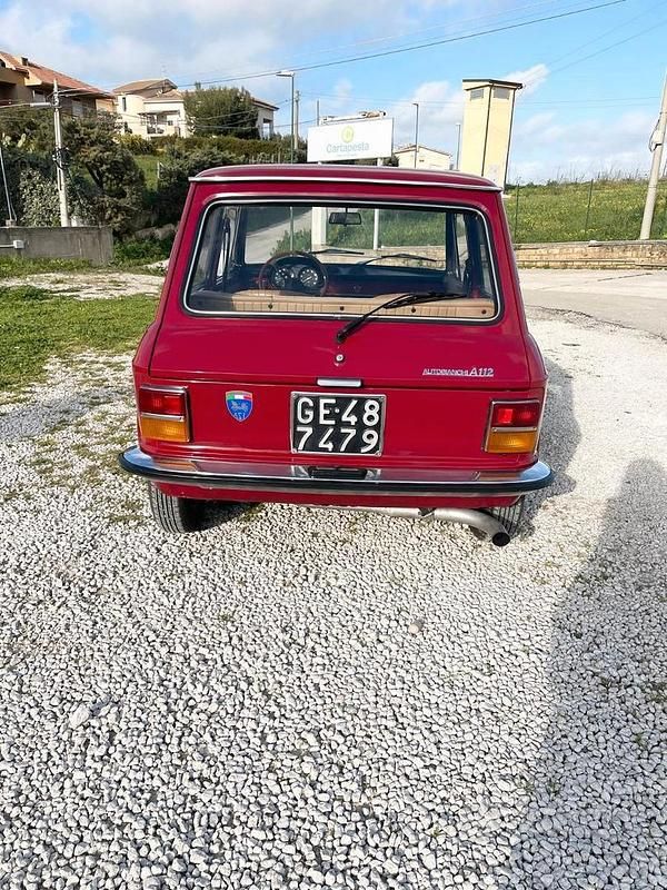 Usata Autobianchi A112 1970 Rosso Utilitaria