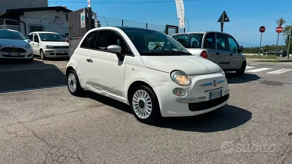 Usata Fiat 500 69 CV (50 kW) 2012 Bianco Berlina