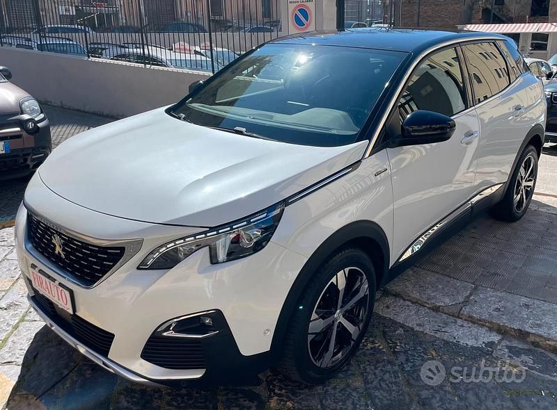 Usata Peugeot 3008 GT-line 130 CV (95 kW) 2020 Bianco SUV