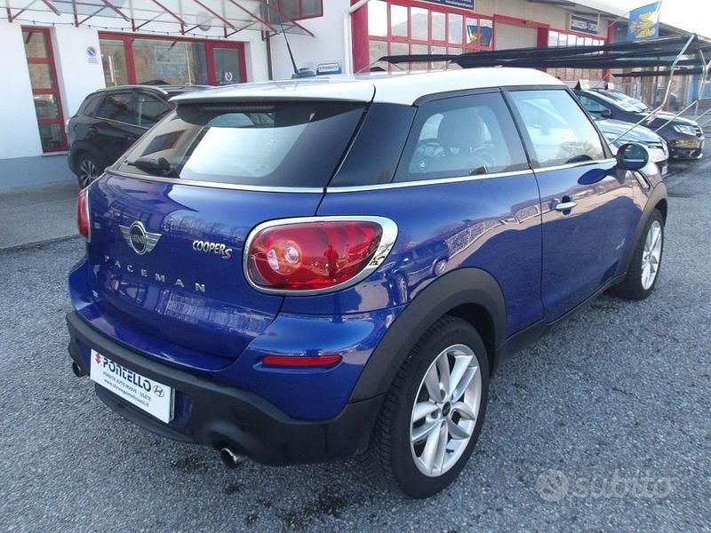 Usata Mini Cooper S Paceman 184 CV (135 kW) 2014 Blu SUV