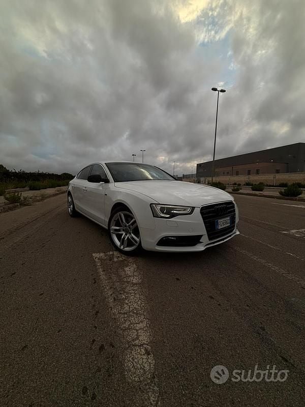 Usata Audi A5 S-Line 177 CV (130 kW) 2013 Bianco Coupé
