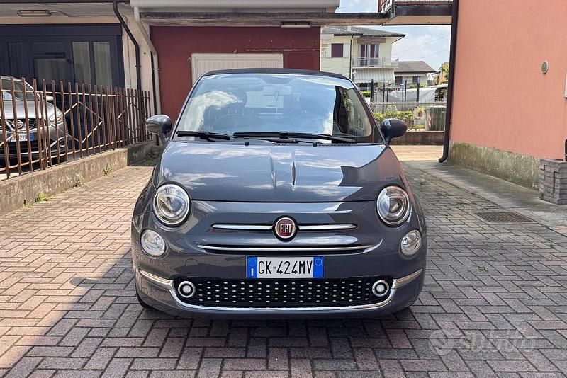 Usata Fiat 500 69 CV (50 kW) 2019 Grigio Cabrio