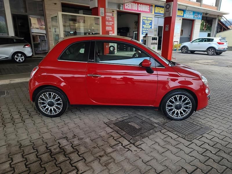 Usata Fiat 500 95 CV (69 kW) 2010 Rosso Cabrio