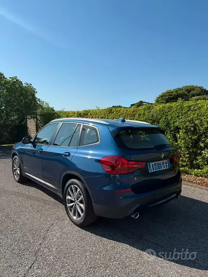 Usata BMW X3 Advantage 190 CV (139 kW) 2018 Blu/azzurro SUV