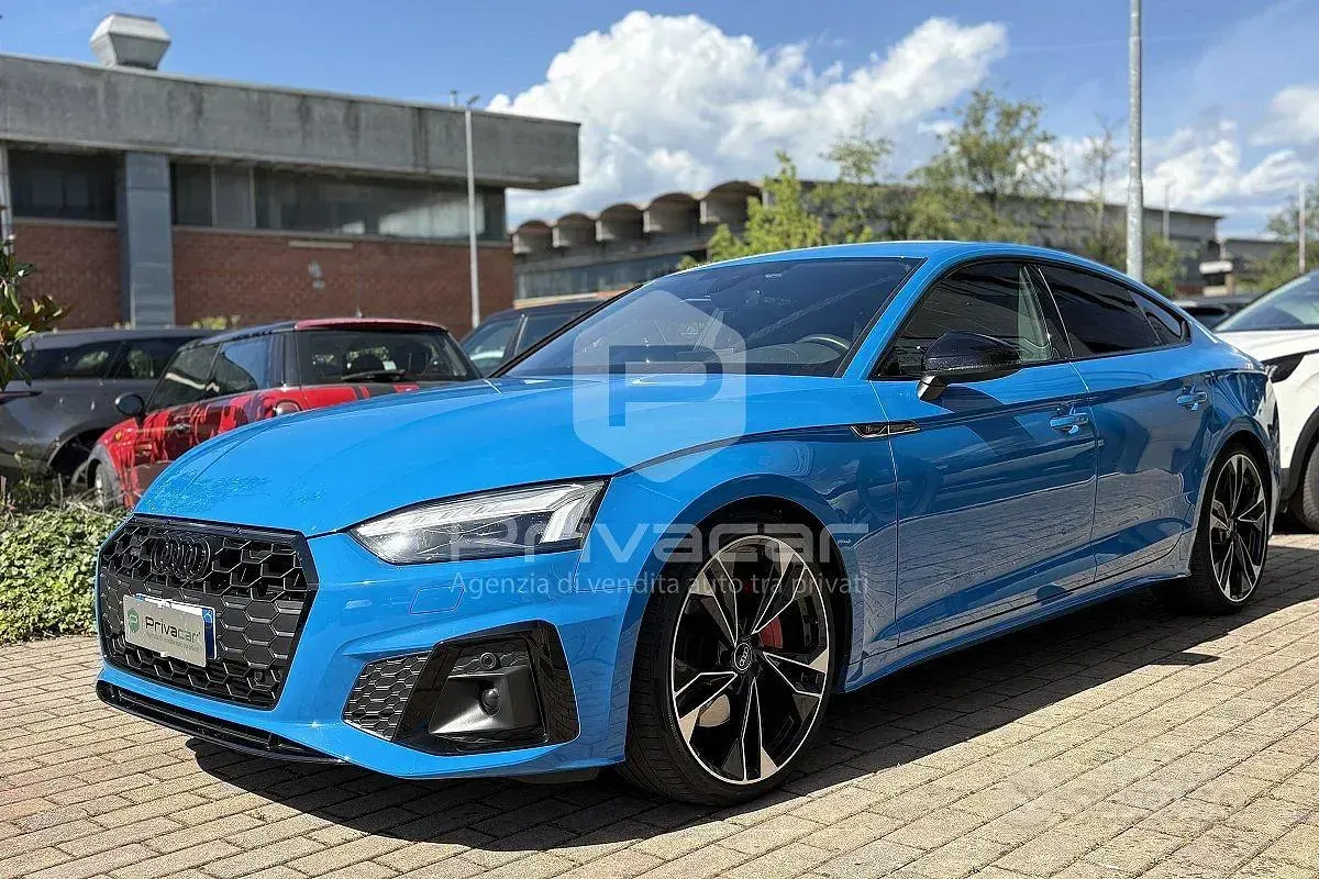 Usata Audi A5 S-Line 265 CV (194 kW) 2022 Blu Coupé