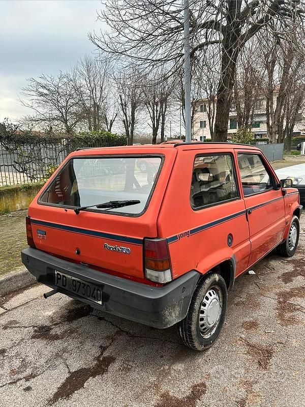 Usata Fiat Panda 1989 Rosso Utilitaria