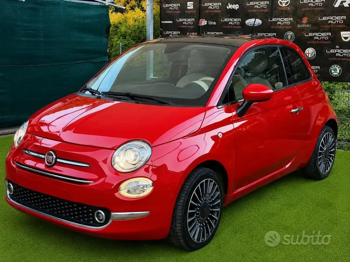Usata Fiat 500 Lounge 69 CV (50 kW) 2016 Rosso Berlina