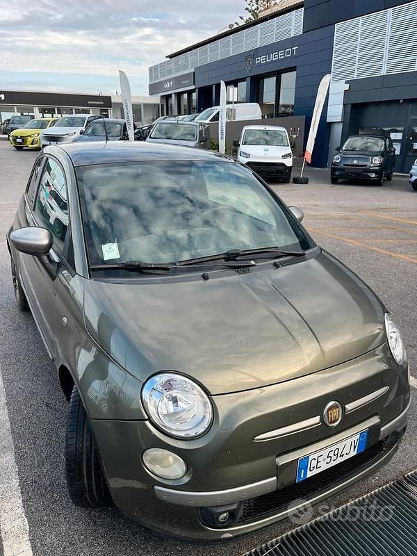 Usata Fiat 500 69 CV (50 kW) 2009 Verde Utilitaria