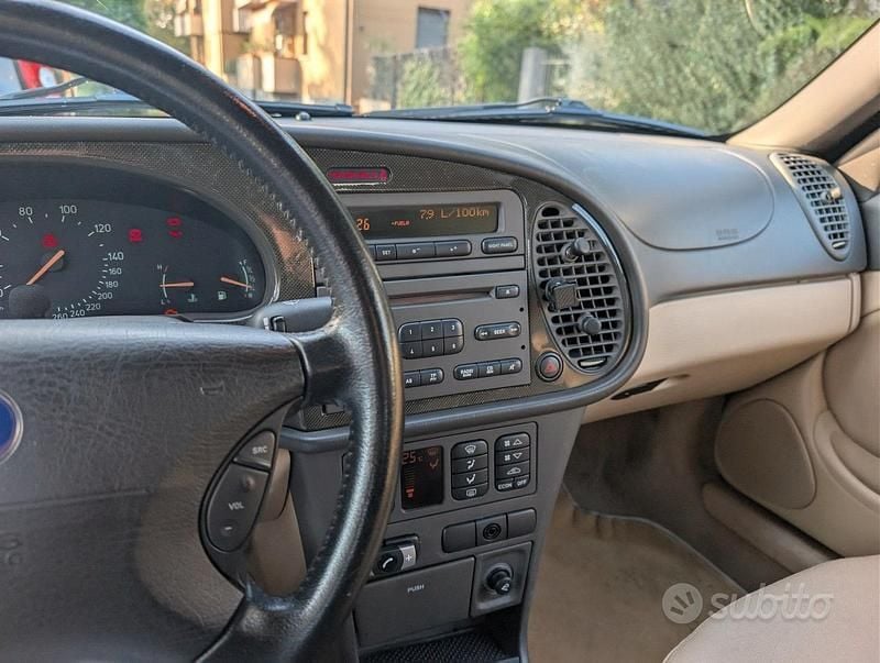 Usata Saab 9-3 Cabriolet 154 CV (113 kW) 2002 Blu Cabrio