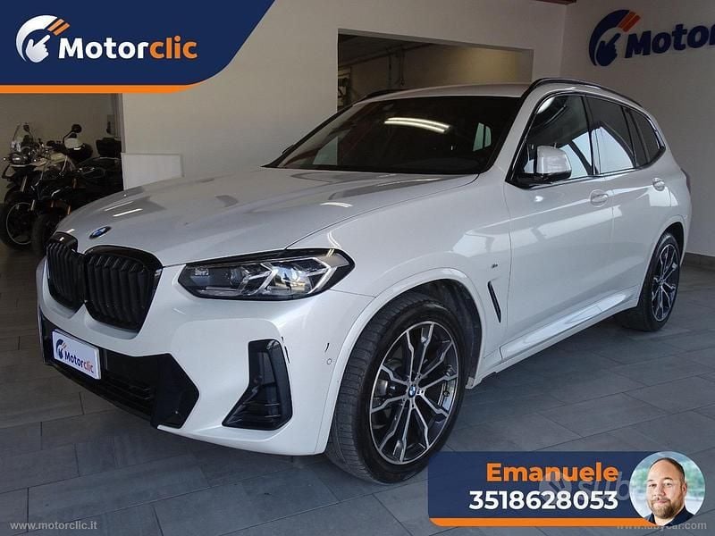 Usata BMW X3 M Sport 190 CV (139 kW) 2021 Bianco SUV