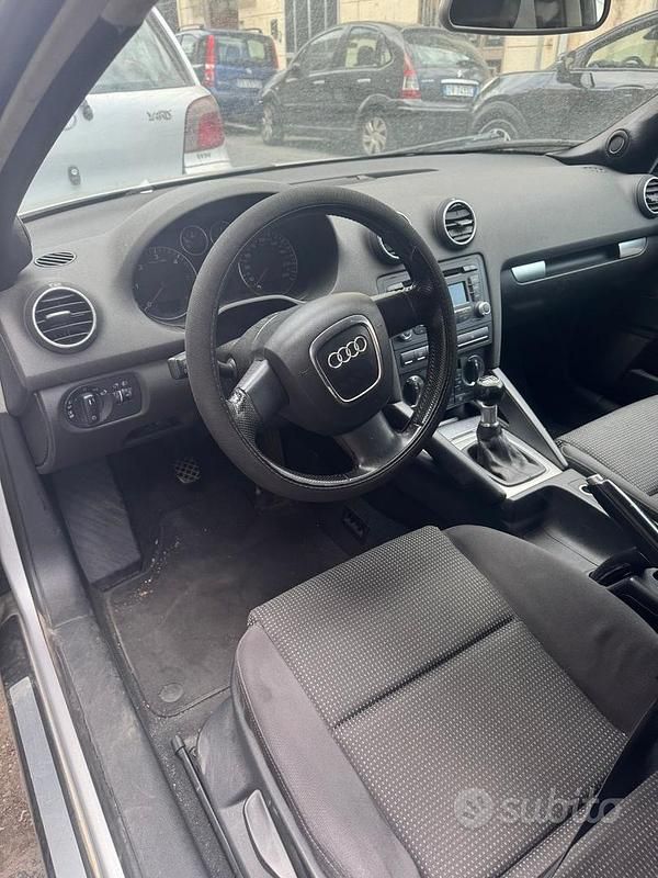 Usata Audi A3 170 CV (125 kW) 2008 Grigio Utilitaria