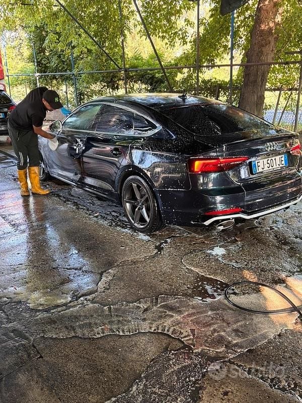 Usata Audi A5 190 CV (139 kW) 2017 Blu Coupé