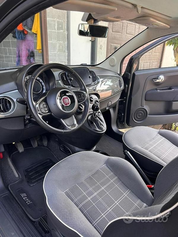 Usata Fiat 500 Lounge 69 CV (50 kW) 2018 Grigio Utilitaria