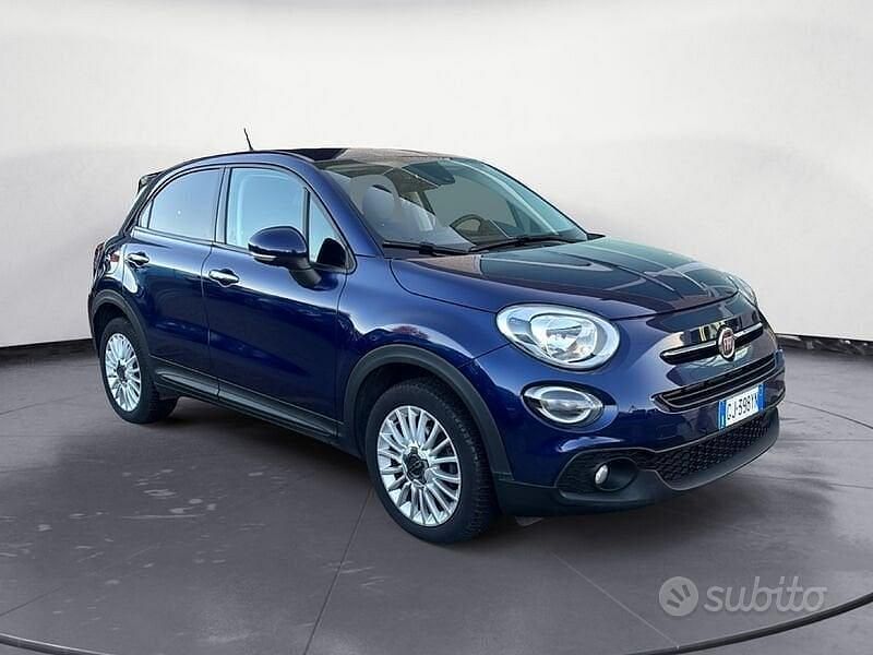 Usata Fiat 500X Connect 130 CV (95 kW) 2022 Blu SUV