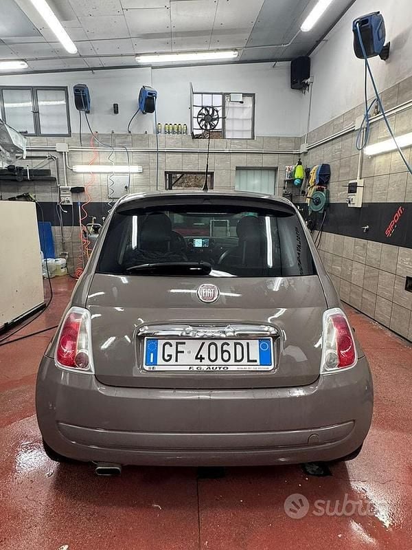 Usata Fiat 500 75 CV (55 kW) 2010 Marrone Berlina