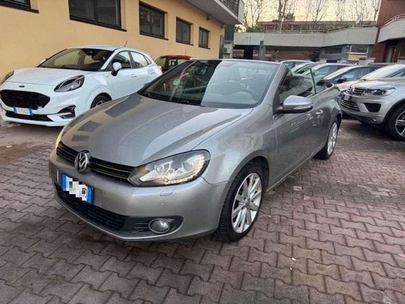 Argento Usata 2013 VW Golf Cabriolet Cabrio | 8300 € (Buon prezzo) - Immagine 1/4