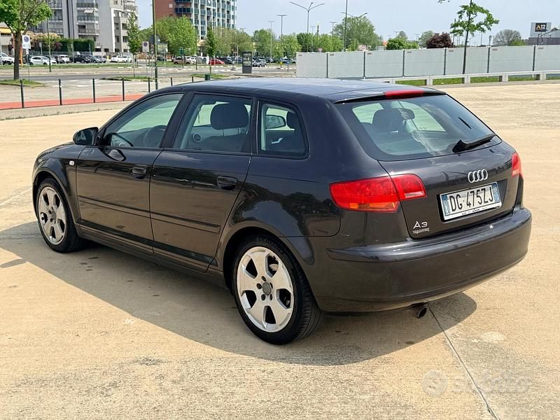 Usata Audi A3 Ambition 116 CV (85 kW) 2007 Nero Utilitaria