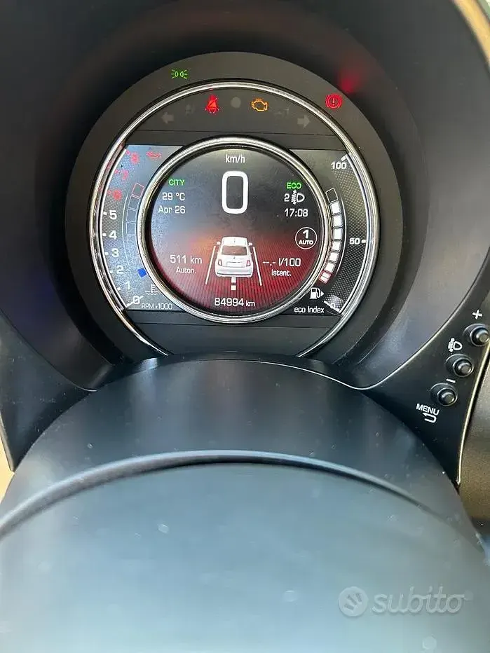 Usata Fiat 500 Sport 69 CV (50 kW) 2019 Nero Utilitaria