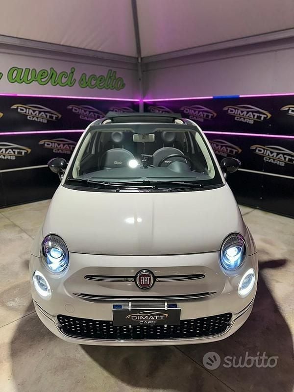 Usata Fiat 500C 69 CV (50 kW) 2016 Bianco Cabrio