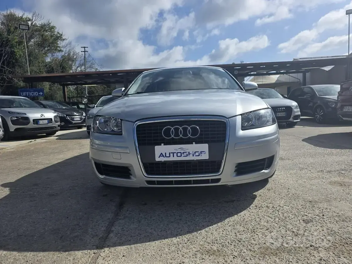 Usata Audi A3 Attraction 105 CV (77 kW) 2008 Grigio Utilitaria